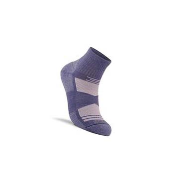 Women's Ecco Performance Quarter Socks Light Purple | Canada 433CTV